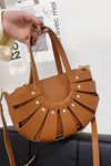 Leather Handbag in Caramel