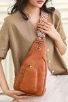 Take A Trip PU Leather Sling Bag