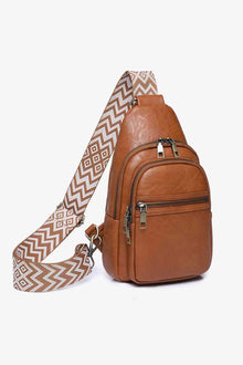  It's Your Time PU Leather Sling Bag