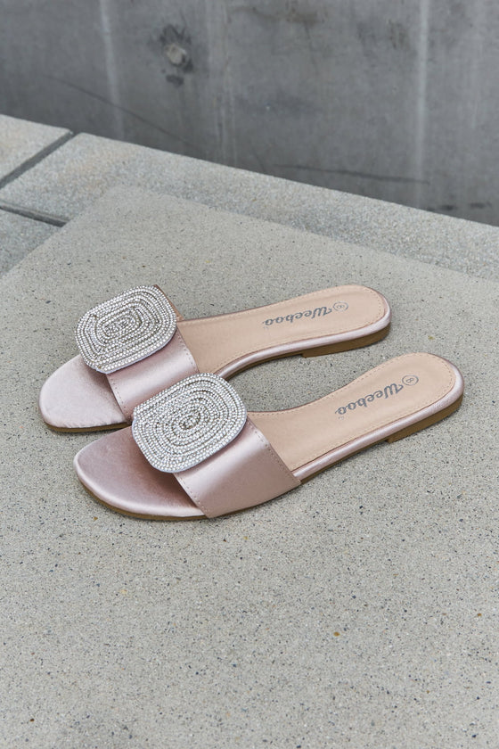 Slide Sandal in Nude